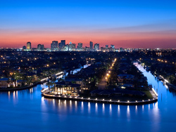 Ft. Lauderdale skyline.
